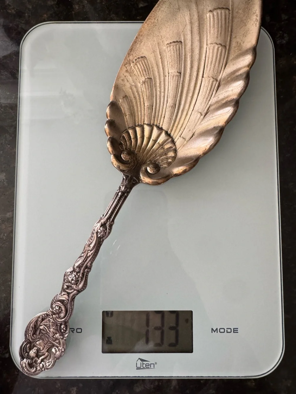 Antique Gorham Versailles Sterling Silver Fish Server, 